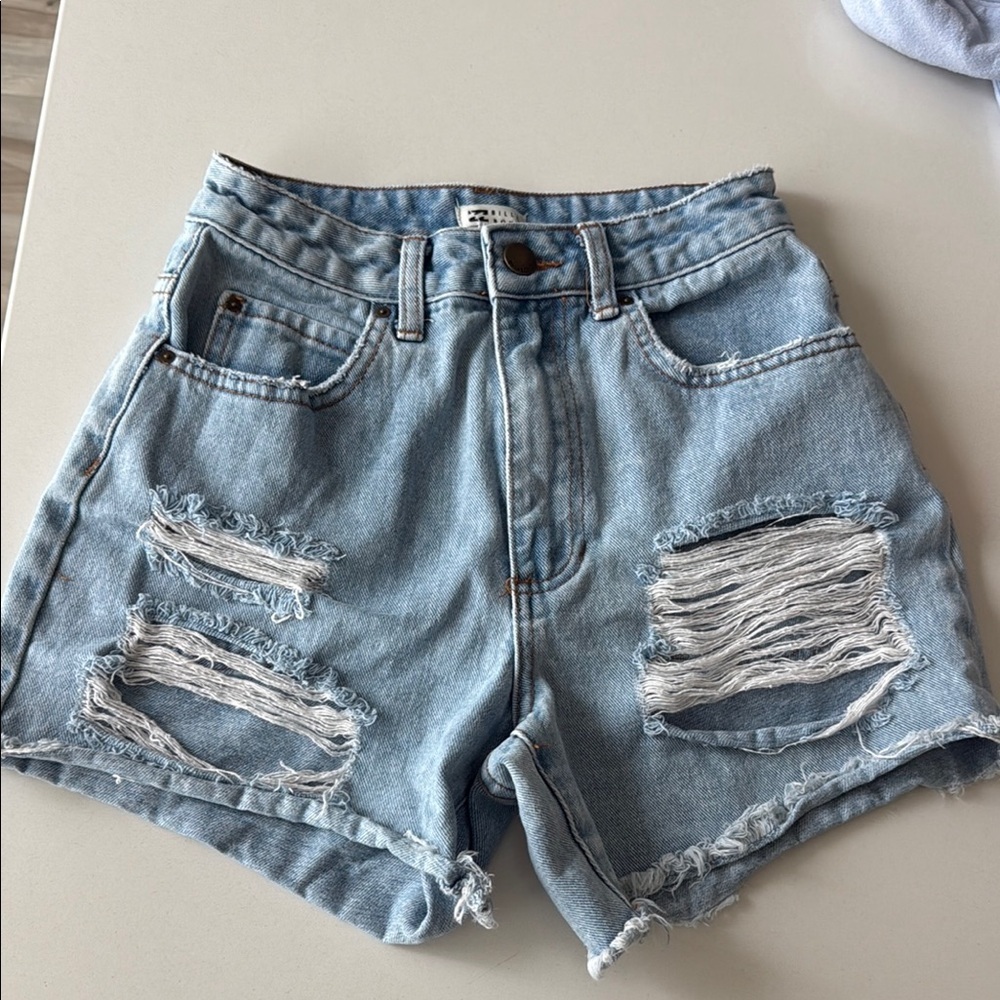 Billabong high rise shorts size 24